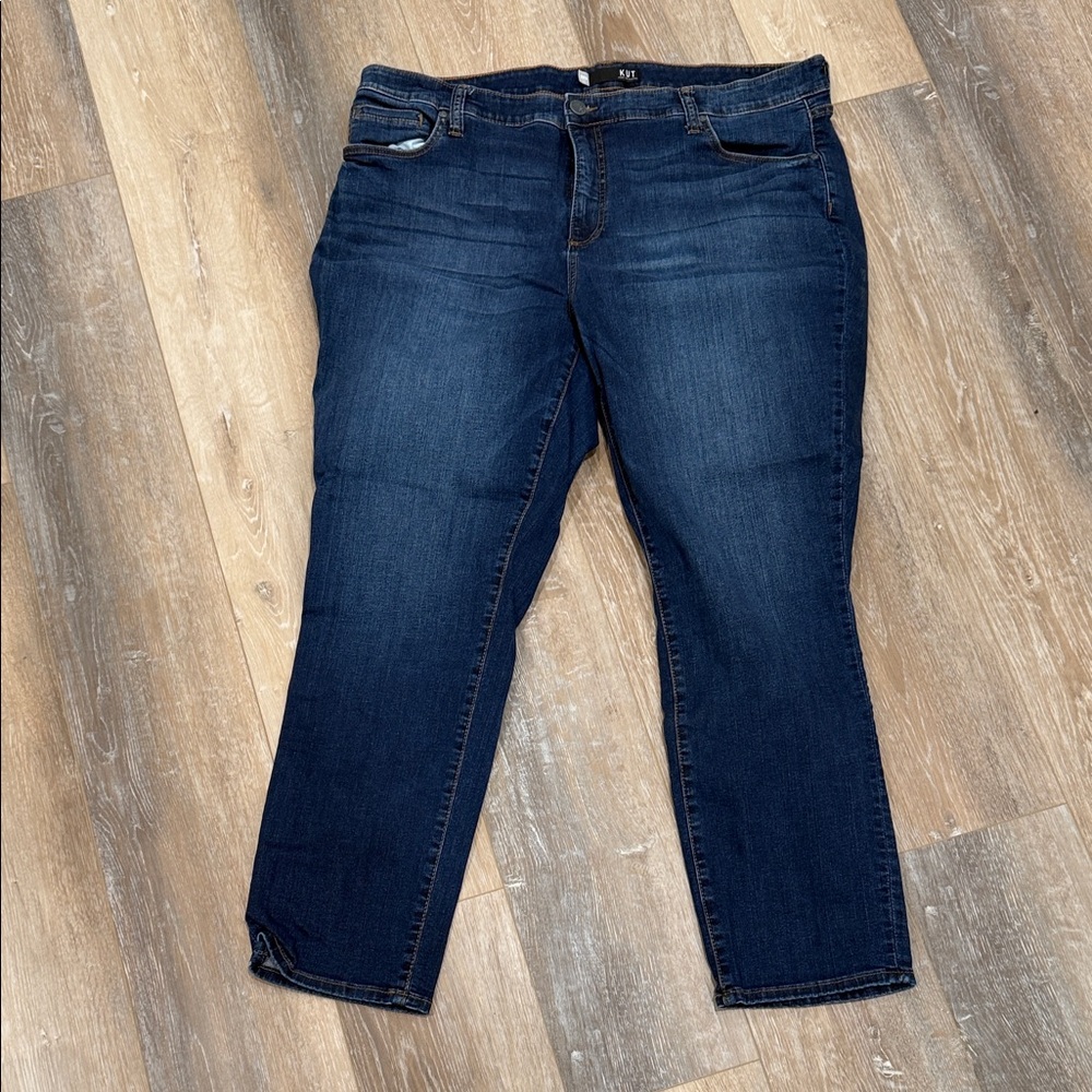 Kut from the Kloth Dark Blue Straight Leg Jeans